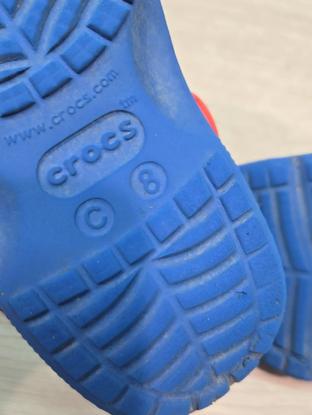 Crocs Kids Boys Paw Patrol Blue&Red Clog Sandals Summer Outdoor Sz C8
